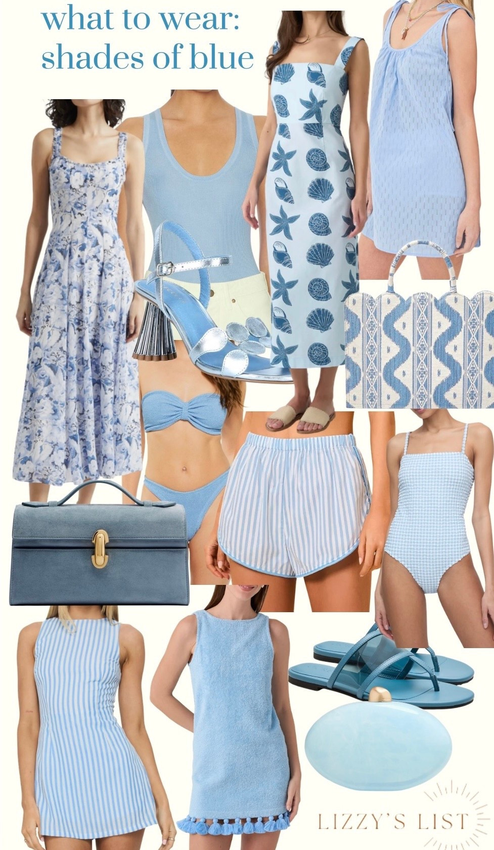 Shades of blue spring fashion 
Savette bag Cinq a sept dress
Miss Alice bag 
Cocohop dress Hunza G swim and more 

#LTKSaleAlert #LTKSwim #LTKgrwm