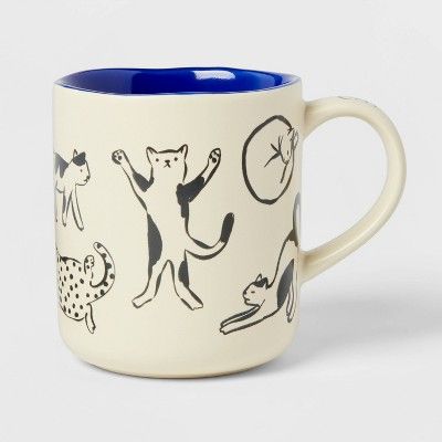 16oz Stoneware Cat Person Mug - Opalhouse&#8482; | Target