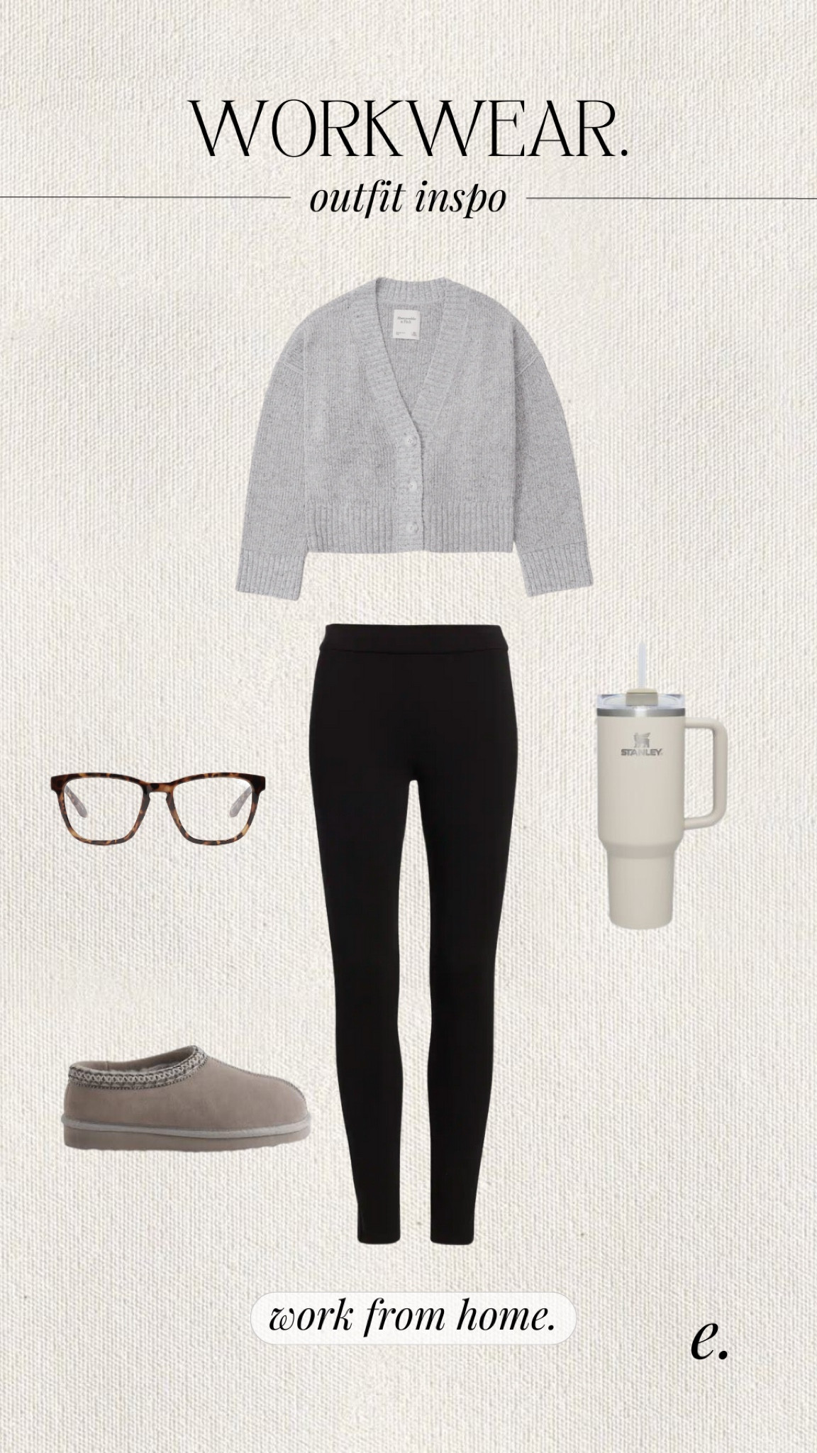 Work from home outfit inspiration. Perfect transition to fall outfit and is cute while still being comfortable and can look professional from the top up for zoom meetings. Cardigan is on sale but nearly sold out so I’ve linked similar (even cashmere under $100).  Also linked these Uggs dupes under $50 and my favorite blue light glasses.

Work from home outfit, workwear, fall transition outfit



#LTKshoecrush #LTKworkwear #LTKBacktoSchool