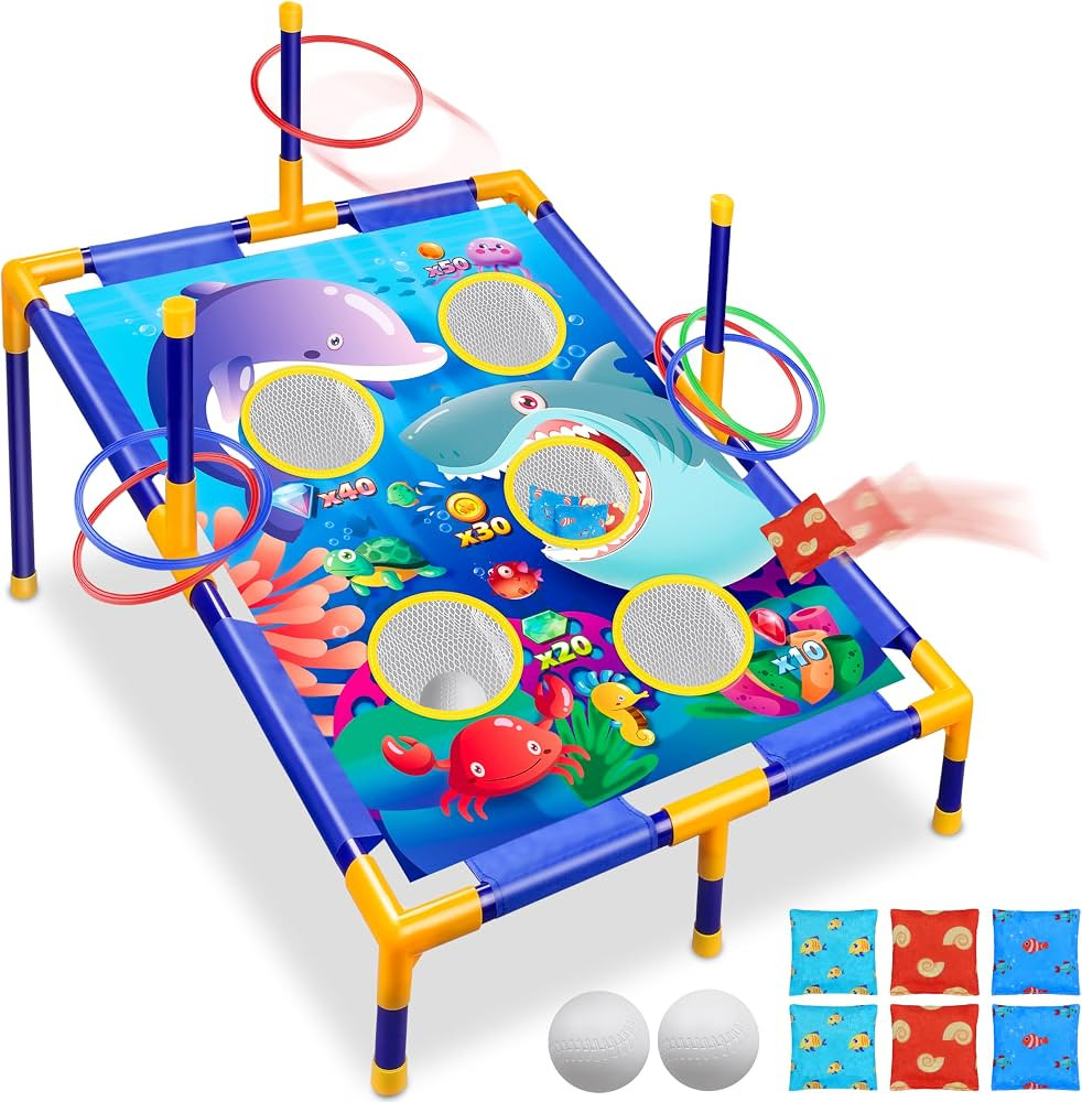 Animal Bean Bag Toss Game Toy Outdoor Toss Game, Family Party Party Supplies for Kids, Gift for B... | Amazon (US)