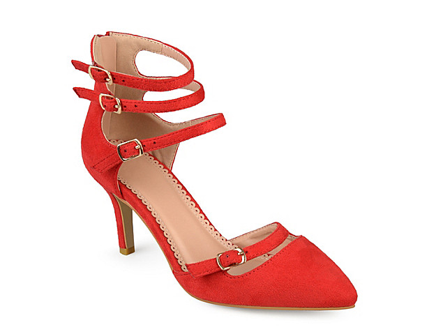 Journee Collection Mariah Pump - Women's - Red | DSW