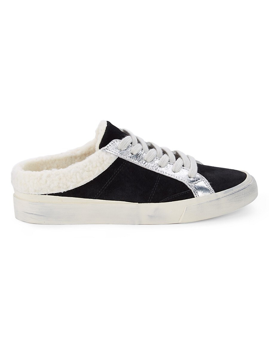 Marc Fisher LTD Women's Miranda Faux Fur Mule Sneakers - Black - Size 7 | Saks Fifth Avenue OFF 5TH