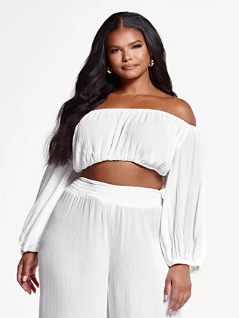 Ingrid Off The Shoulder Top - Fashion To Figure | Fashion to Figure