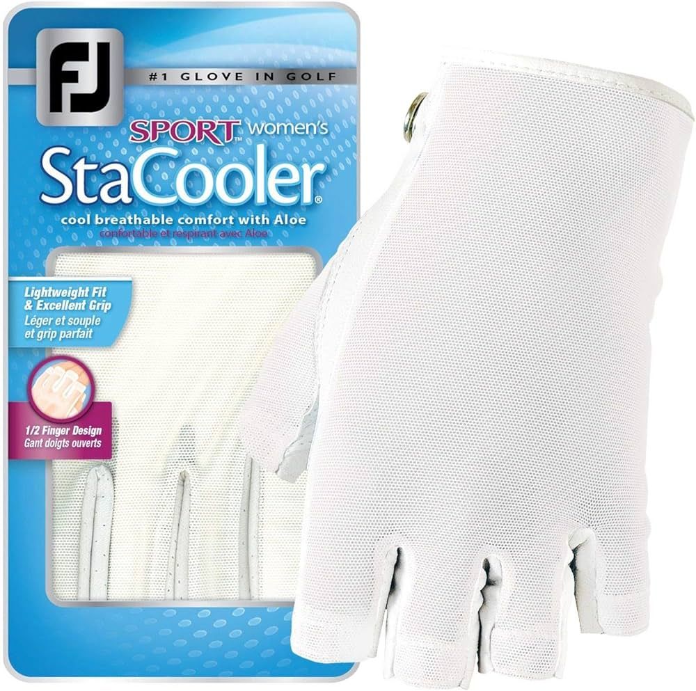 FootJoy Women's StaCooler Sport Golf Glove (White) | Amazon (US)