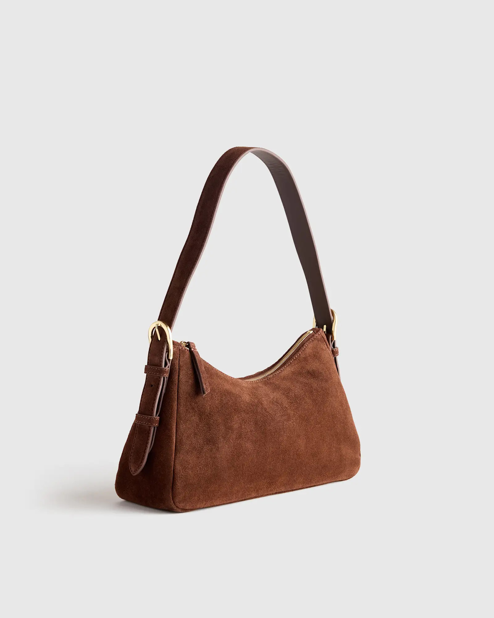 Italian Suede Small Shoulder Bag | Quince