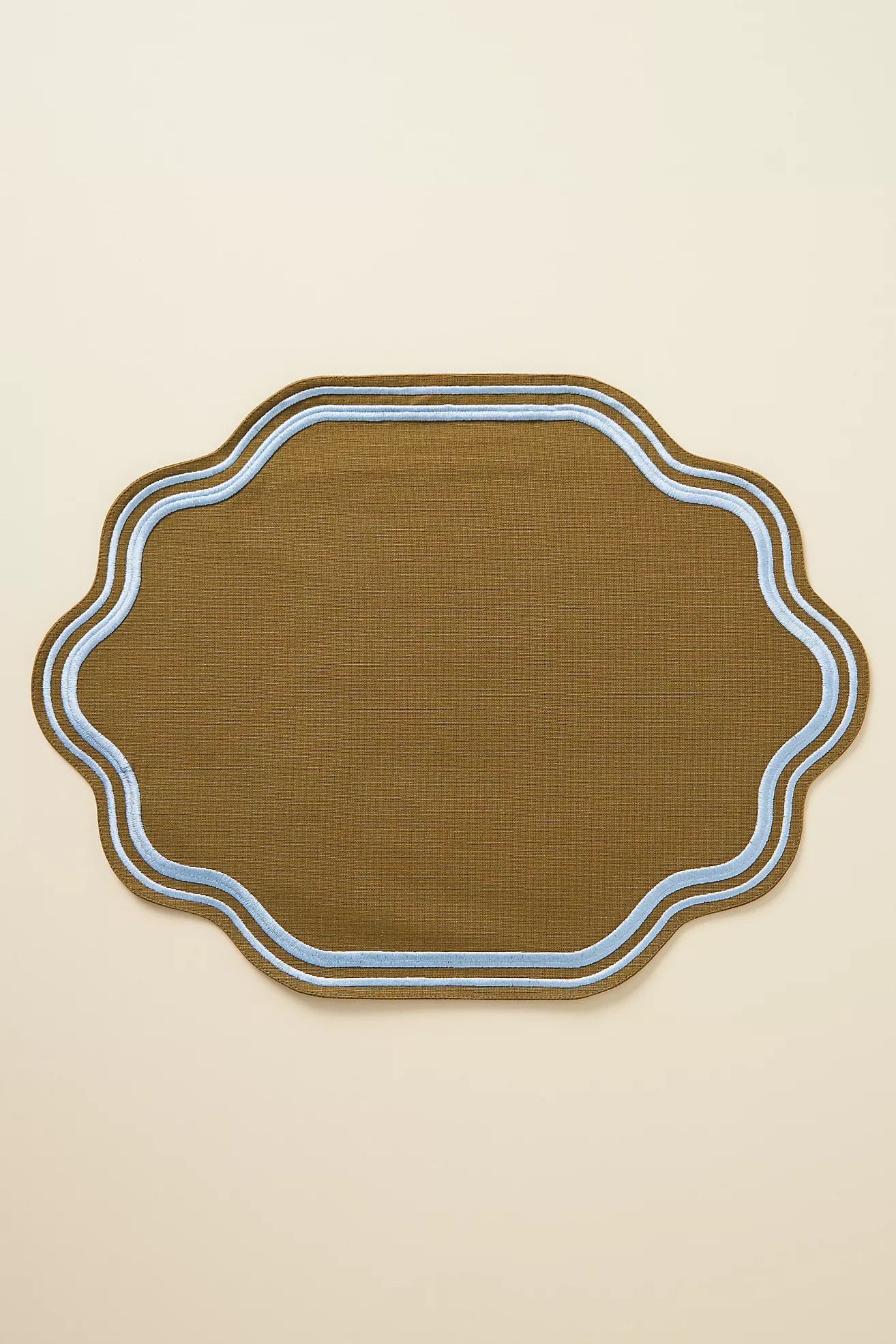 Madeline Embroidered Cotton Placemat | Anthropologie (US)