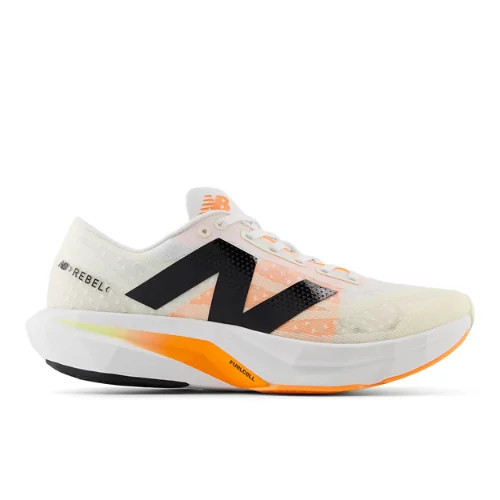 New Balance Men's FuelCell Rebel v4 White/Beige/Orange - White/Beige/Orange | Joe's New Balance Outlet