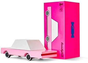 Candylab Toys Wooden Car, CandyCar Pink Sedan, Kids Mini Toy Car, Solid Beech Wood | Amazon (US)