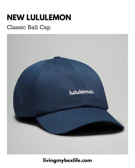 New lululemon baseball hat 💙

Classic Ball Cal with embroidered logo in navy blue 

#LTKU #LTKstyletip #LTKfindsunder50
