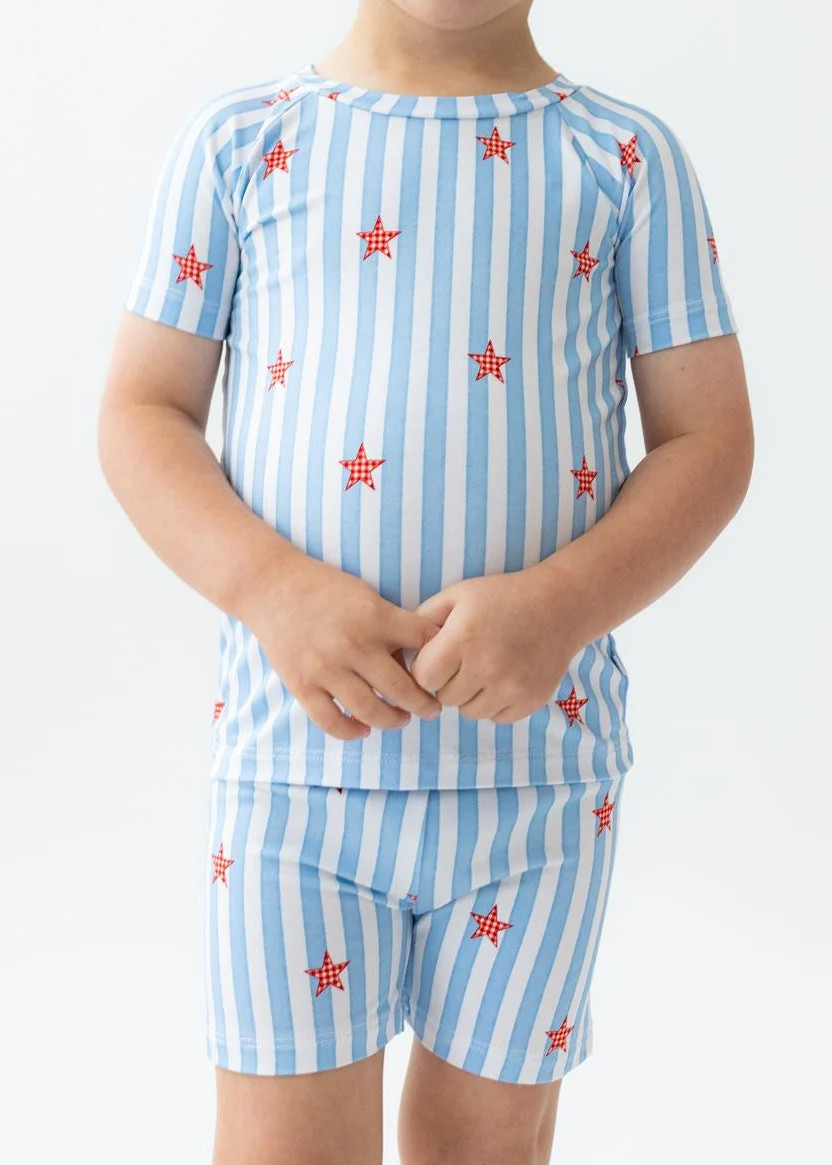 Stars & Stripes Short Sleeve Set | Tiny Jams