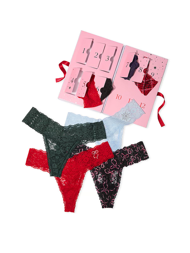 12-Pack Thong Panties Holiday Advent Calendar | Victoria's Secret (US / CA )