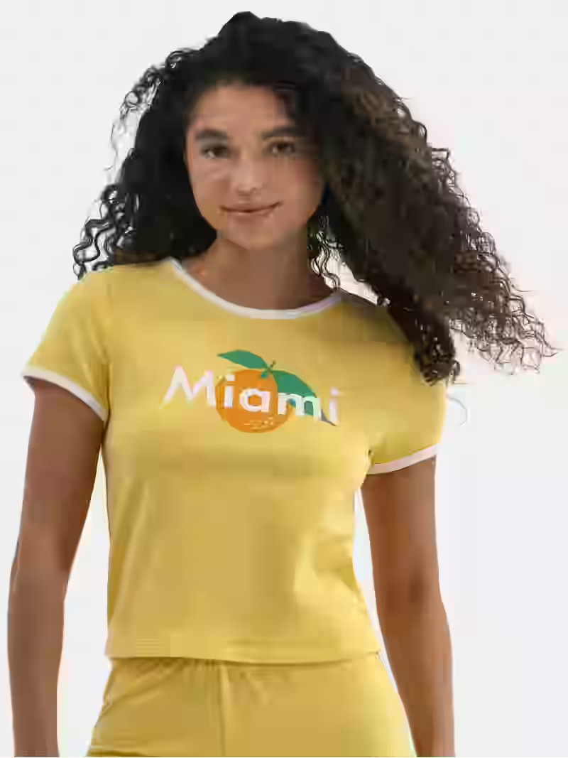 No Boundaries Tee and Shorts Sleep Set, 2-Piece, Women's - Walmart.com | Walmart (US)