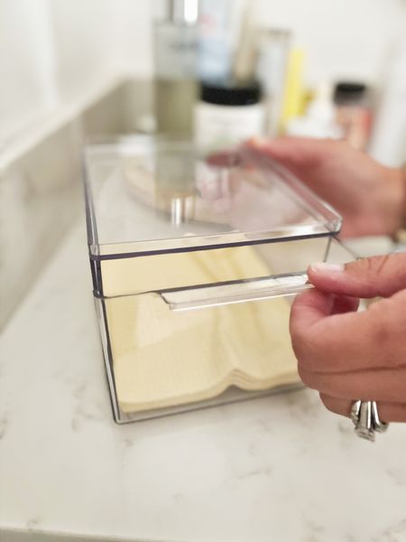 We’re super into these clear, acrylic drawers for all things bathroom and drawer organization. They come in a 4 pack- don’t worry! You’ll use every one of them : )

Bathroom organization
Home organization


#LTKhome