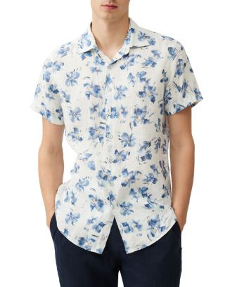 Portland Island Slim Fit Short Sleeve Linen Shirt | Bloomingdale's (US)