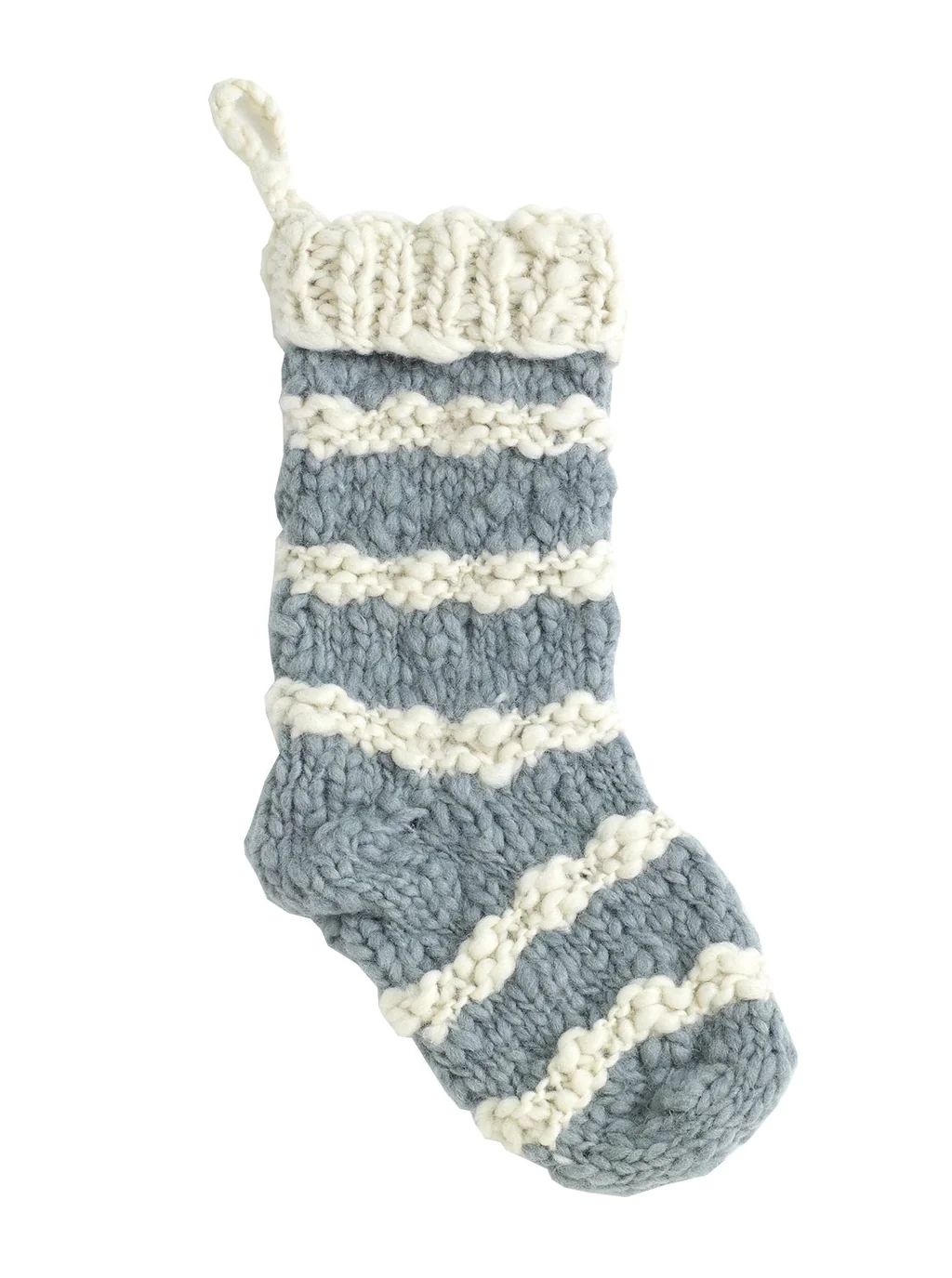 Stripe Knit Stocking | House of Jade Home