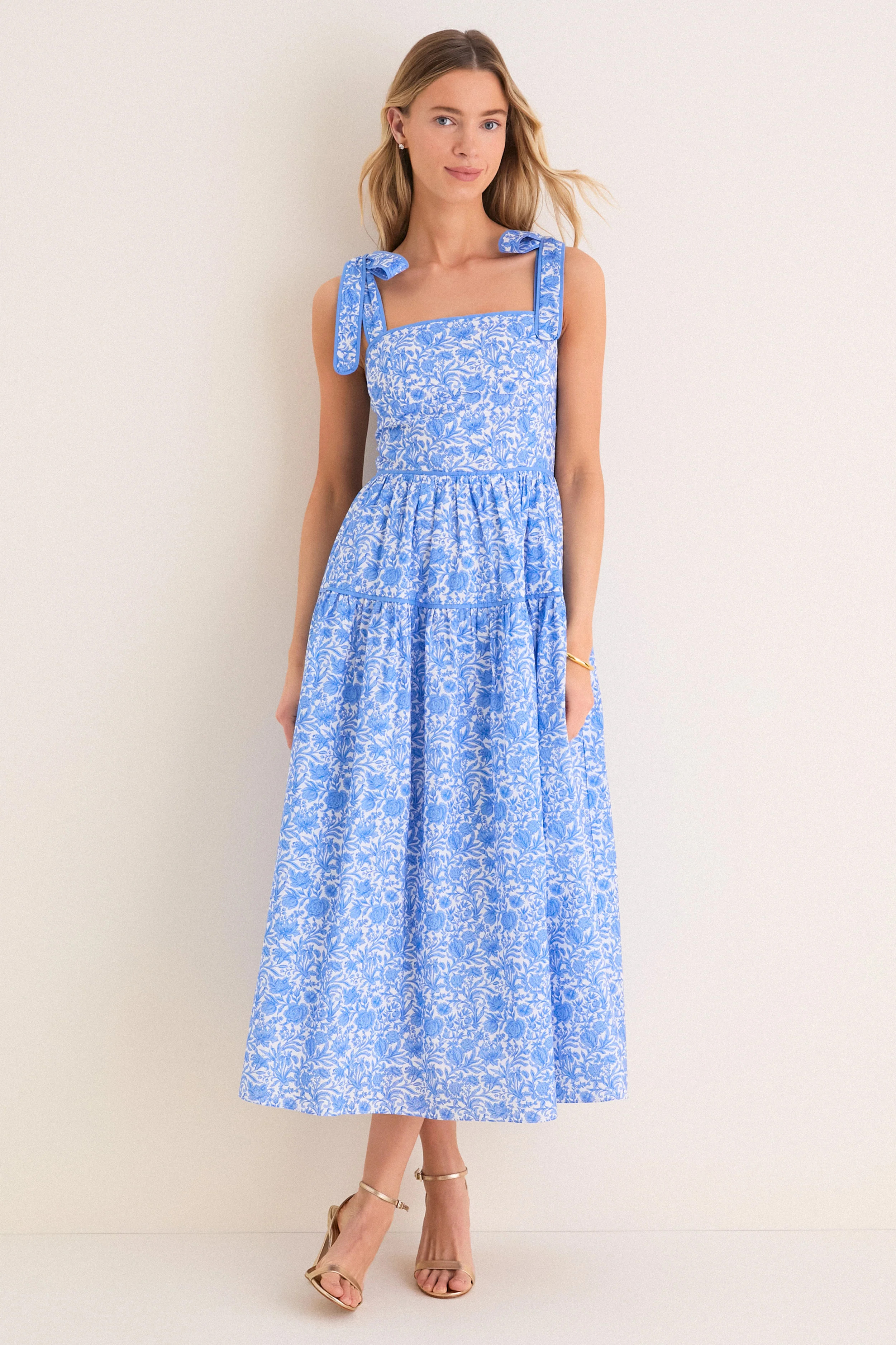 Chinoiserie Floral Julie Maxi Dress | Tuckernuck (US)