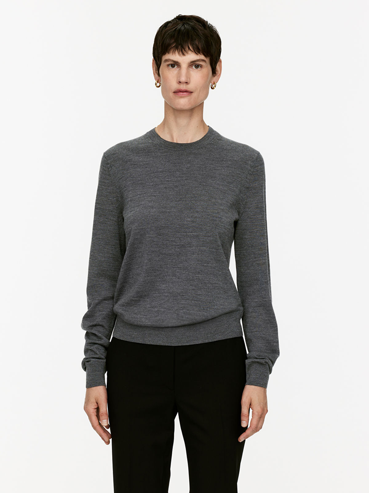 Fine-Knit Merino Jumper | ARKET (EU)