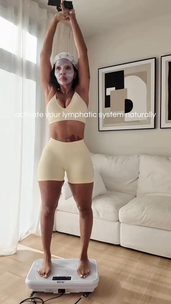 Activating … 
This routine helps me with:
– reducing bloating
– improving circulation
– toning + sculpting my body

It’s giving effortless results… and we LOVE that 💅🏽

Everything linked here for my current at-home wellness routine

#LTKActive #LTKselfcare #LTKBeauty