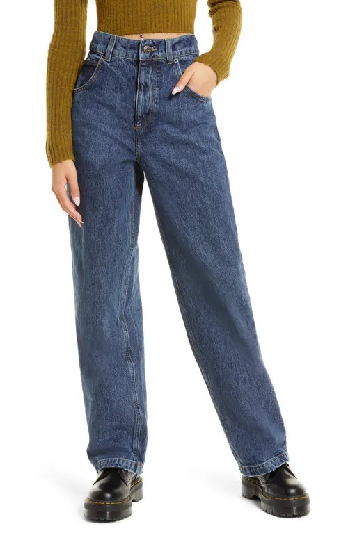 BDG Urban Outfitters Hayley Boyfriend Jeans in Dark Vintage at Nordstrom, Size 31 X 32 | Nordstrom