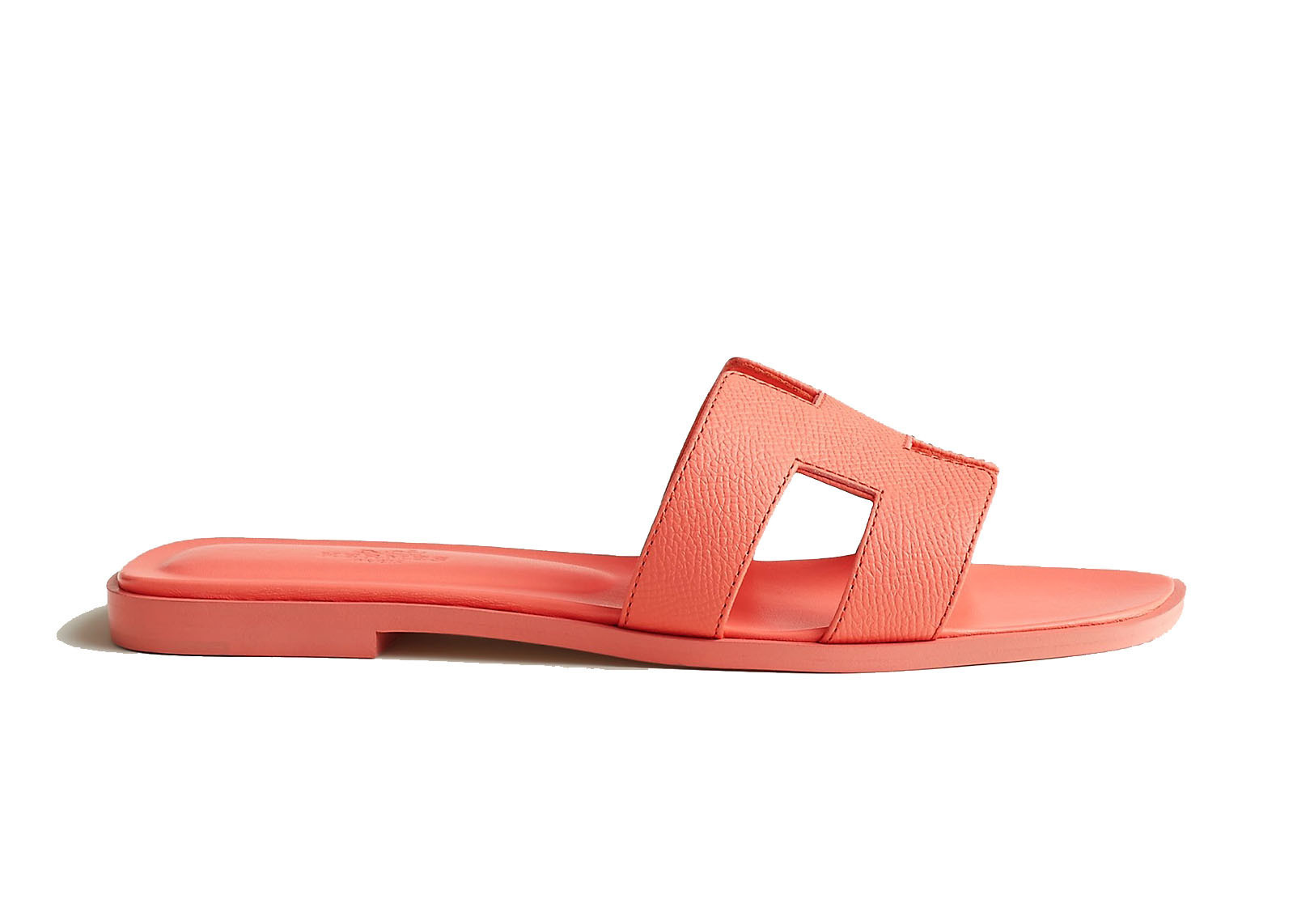 Women's Hermes Oran Sandal Epsom Calfskin Sneakers in Orange Joey | StockX