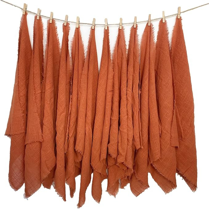 Cloth Napkins Set of 12 100% Cotton Bulk(17×17inch) Christmas for Events Rustic Table Decor Home... | Amazon (US)