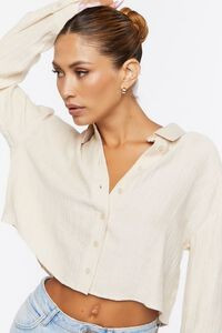 Jacquard Cropped Shirt | Forever 21 | Forever 21 (US)