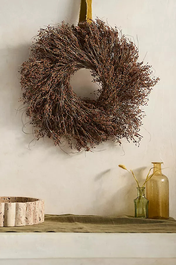 Dried Saithong Grass Wreath | Terrain