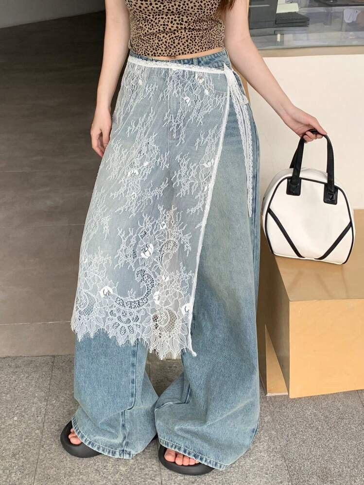 Lace Apron  | SHEIN