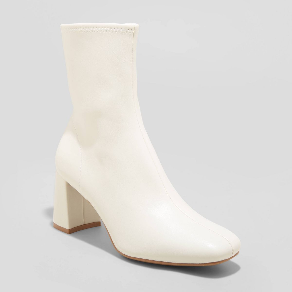 Women's Pippa Stretch Boots - A New Day™ Off-White 7.5 | Target