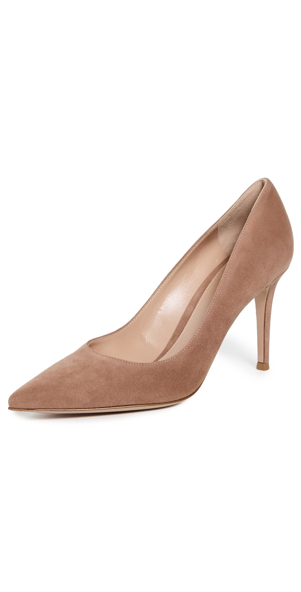 Gianvito Rossi Gianvito 85mm Camoscio Pumps Praline 39 | Shopbop