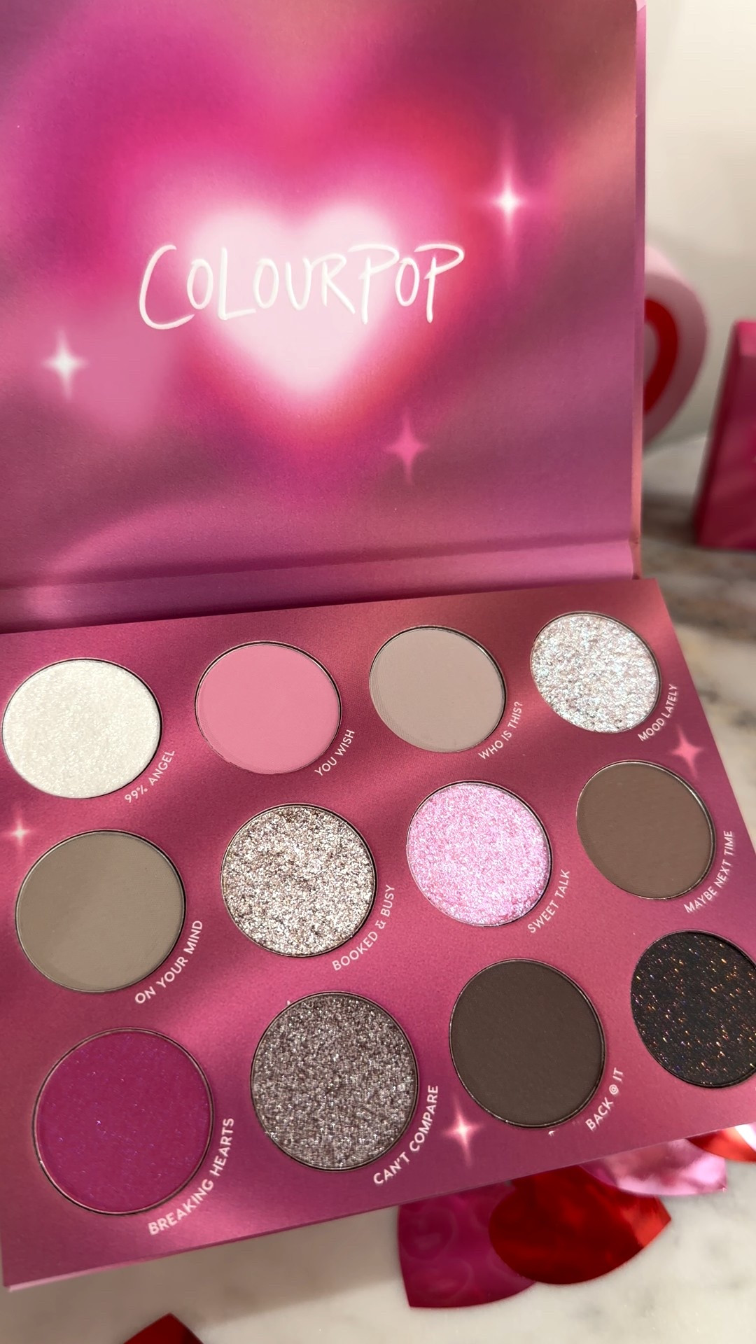 Look at this Heart To Get Eyeshadow Palette!!!💘🪽🏹🤩 These shades are beautiful!!!😍 There’s 3 finishes with adding a New chrome finish to go from day to night easily!!☺️ Don’t underestimate how pigmented these are! They are super pigmented and cruelty-free!!🐰🥰
ColourPop has lots on sale right now up to 50% Off! 









@colourpopcosmetics #gifted 
Makeup, affordable makeup, Galentines makeup look, Valentine’s Day makeup look, date night makeup look, Colourpop eyeshadow, Colourpop Valentine’s Day collection, limited edition makeup collection, gift ideas, Valentine’s Day gift idea, gifts for her, gifts for teens, treat yourself, self-care


#LTKSaleAlert #LTKValentine #LTKBeauty