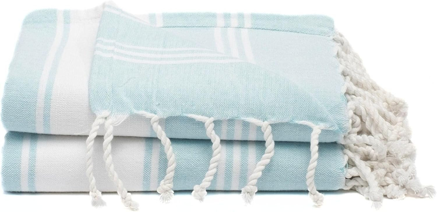 Cotton Turkish Beach Towel with Towels Oversized 36"x72" Pool Absorbent Extra Large Quick Dry San... | Amazon (US)