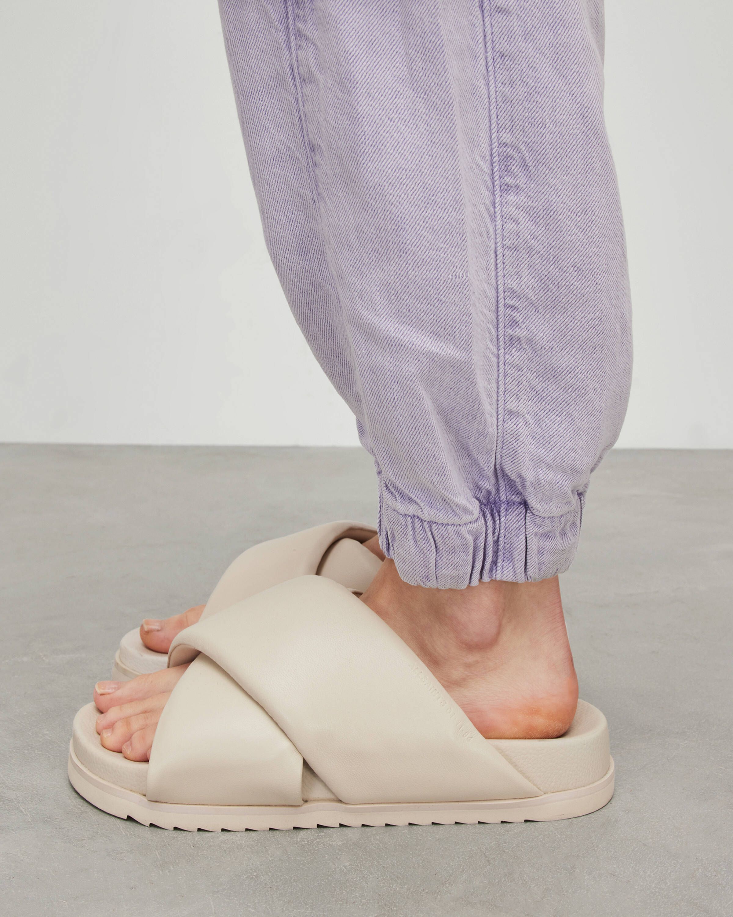 Saki Crossover Leather Sandals | AllSaints UK