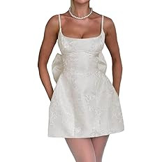 Lace Short Wedding Dresses for Brides Satin Mini Beach Bridal Shower Gowns Corset Reception Dress... | Amazon (US)
