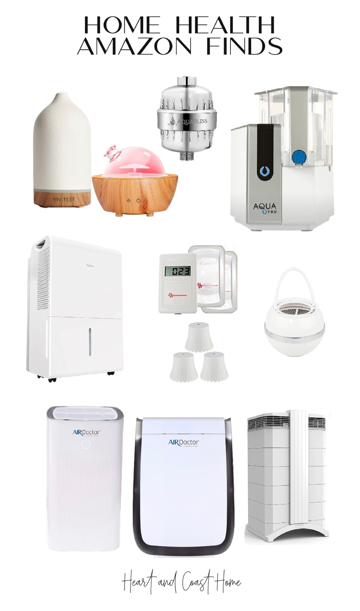 Home Health Amazon Finds - Air Doctor, Essential Oil Diffuser, Water Filter, Dehumidifier

#LTKfamily #LTKFind #LTKhome