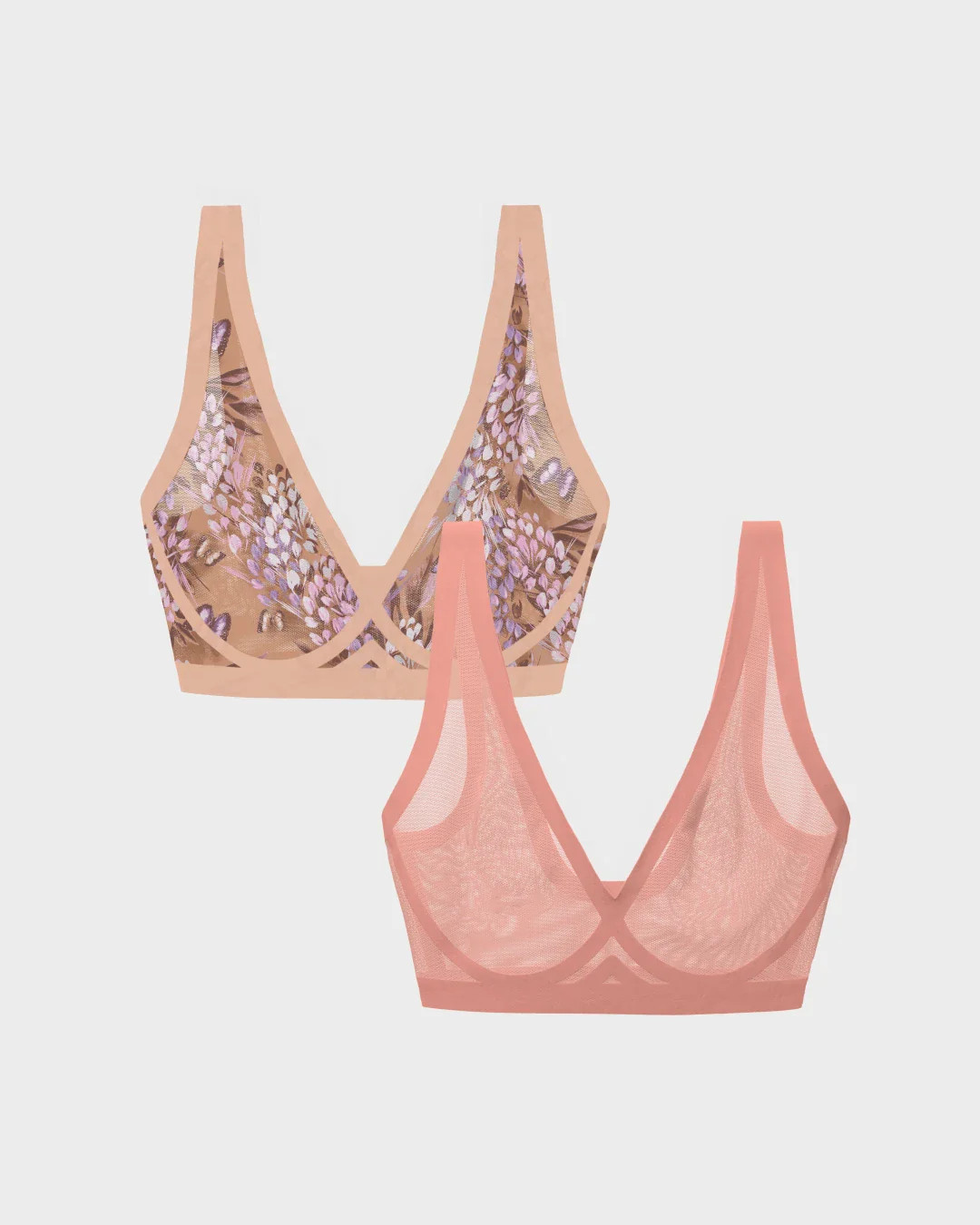 Parisian Dusty Rose Matching Bra and Panties Bundle | EBY | EBY (US)