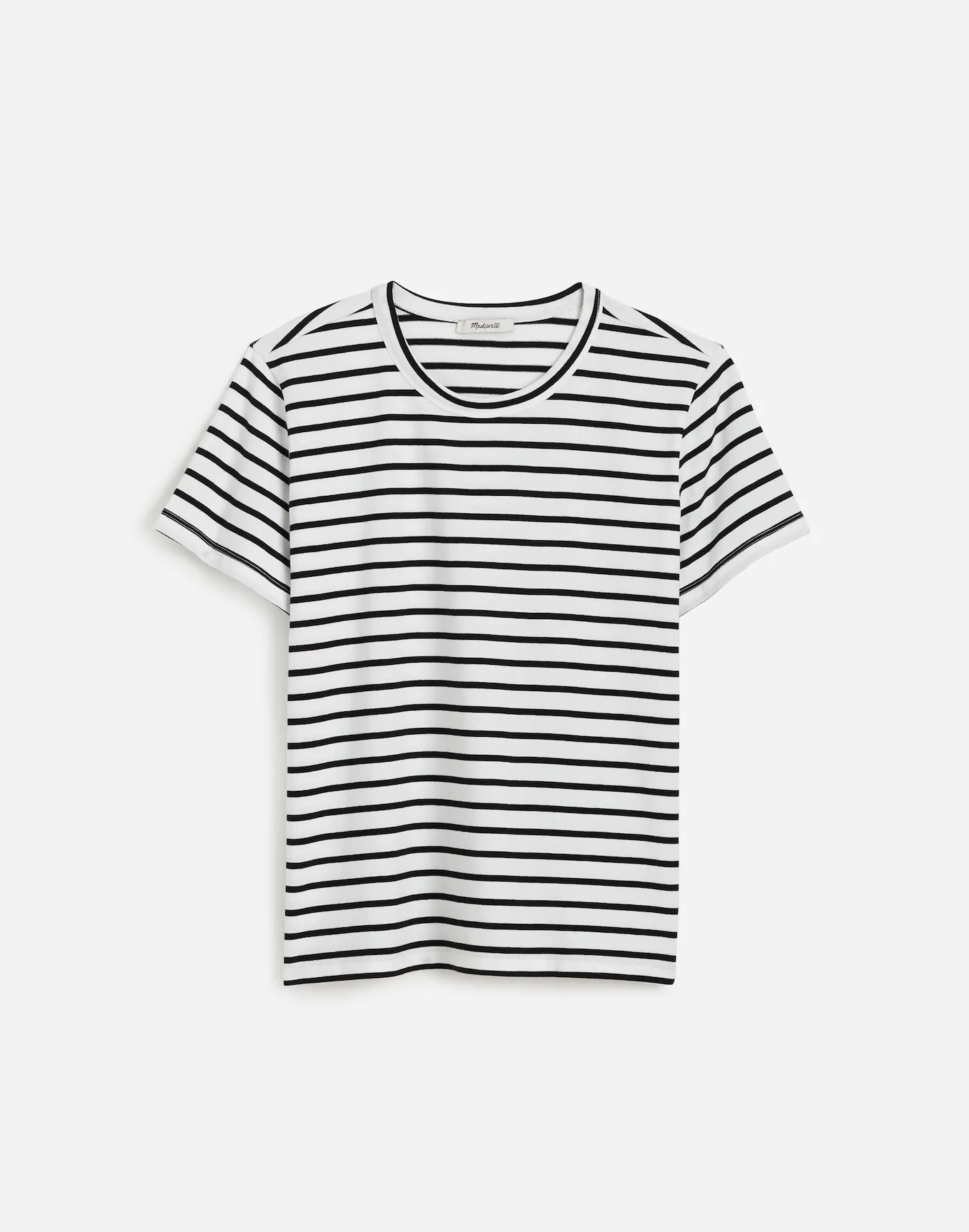 Cotton Perfect Crewneck Tee | Madewell | Madewell