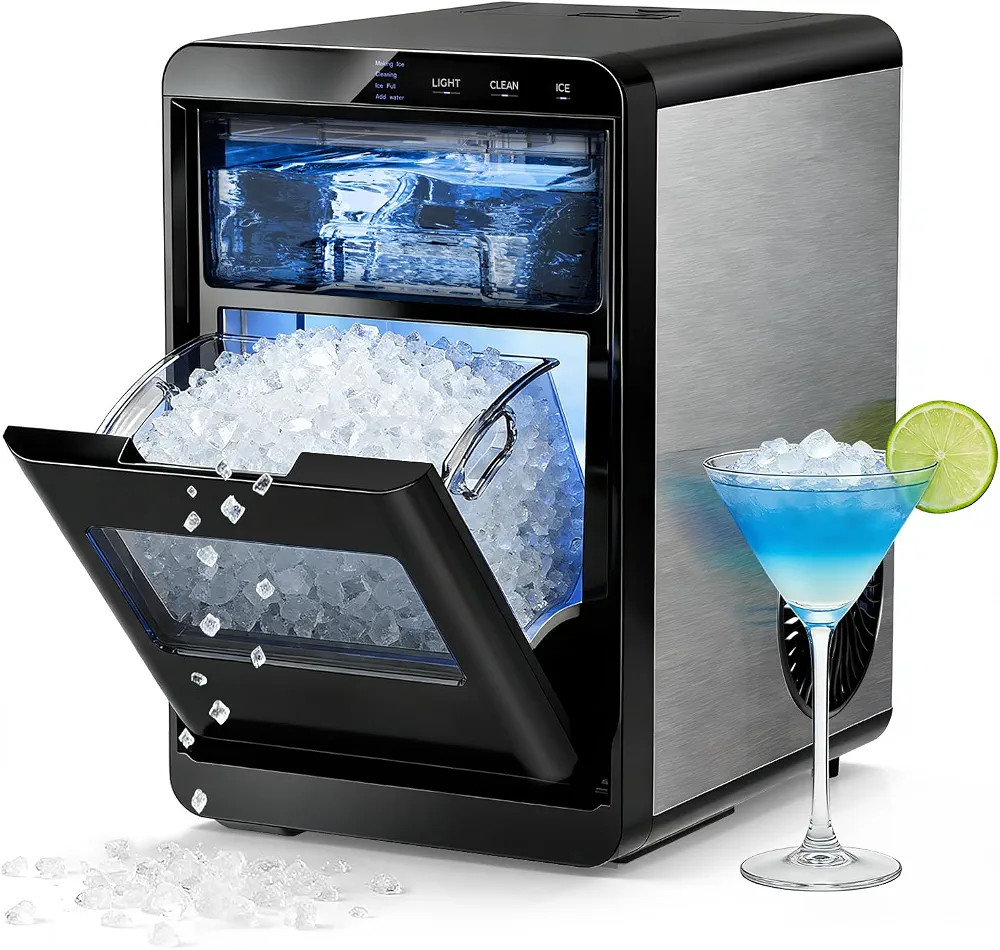 Antarctic Star Nugget Ice Maker Countertop 44Lb/Day LED Display Machine | Amazon (US)