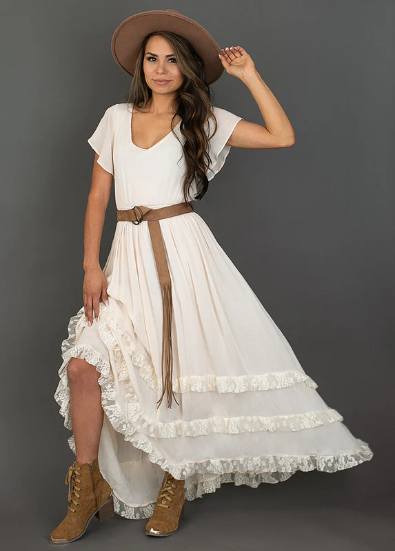 *NEW* Cressa Dress in Ivory | Joyfolie