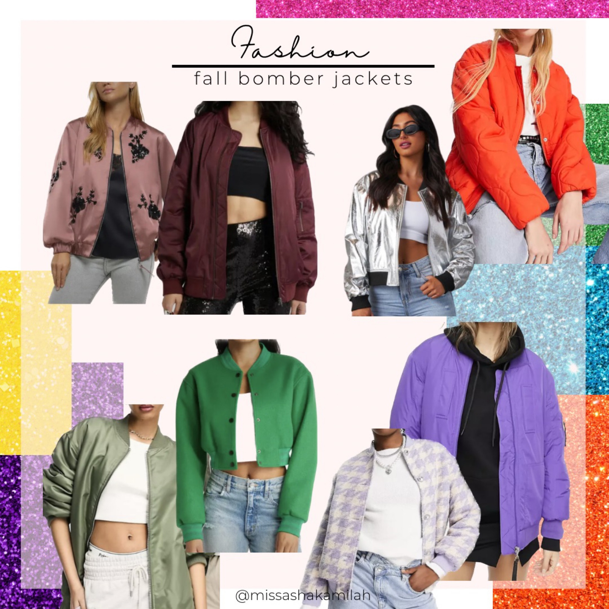 FALL SHOPPING GUIDES: The Bomber Jacket✨

Add a fun bomber jacket to any denim skirt and bodysuit combo and you have an instant hit!

#LTKSeasonal #LTKmidsize #LTKstyletip