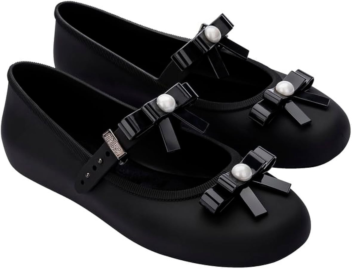 Melissa Soft Ballerina Collection - Seasonless Flats for Women - Classic Ballet Style with Adjust... | Amazon (US)