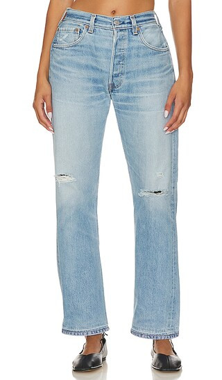 Carolina Baggy Customs in Light Medium | Revolve Clothing (Global)