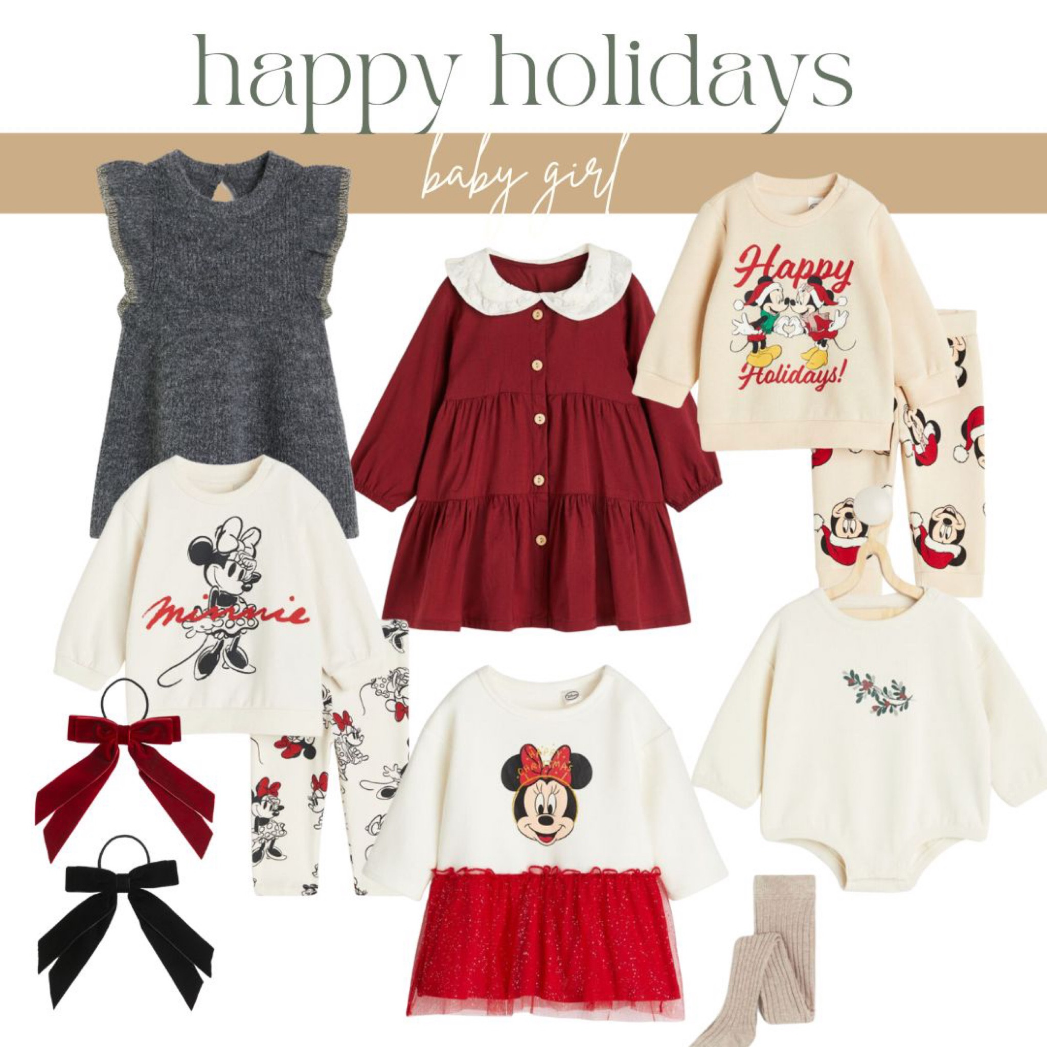 Baby girl Christmas outfit, toddler girl Christmas outfit, baby girl Disney outfit, Disney world outfit for girl, Christmas dress for toddler 

#LTKkids #LTKSeasonal #LTKHoliday