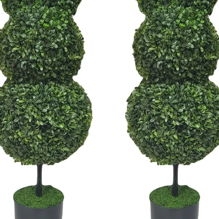 Boxwood Easter Bunny Topiary, Green, 35", 2 Count, by My Texas House | Walmart (US)