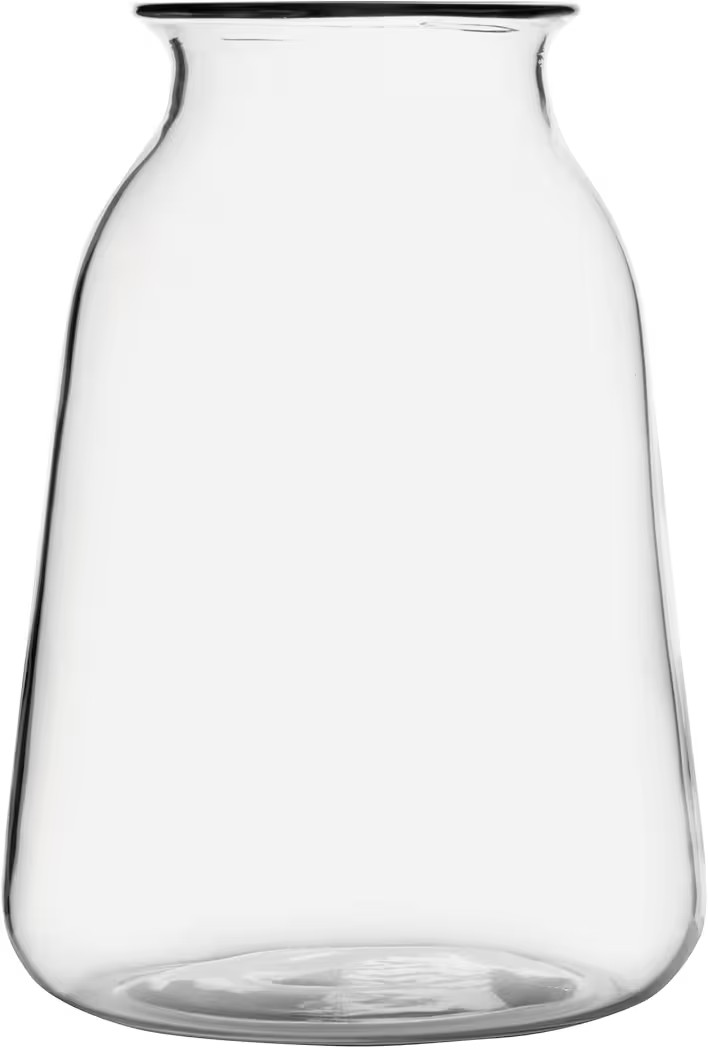 Elements Glass Milk Bottle Vase, for Use with Dried or Faux Flowers and Greenery, 8.7x8.7x12.2 In... | Amazon (US)