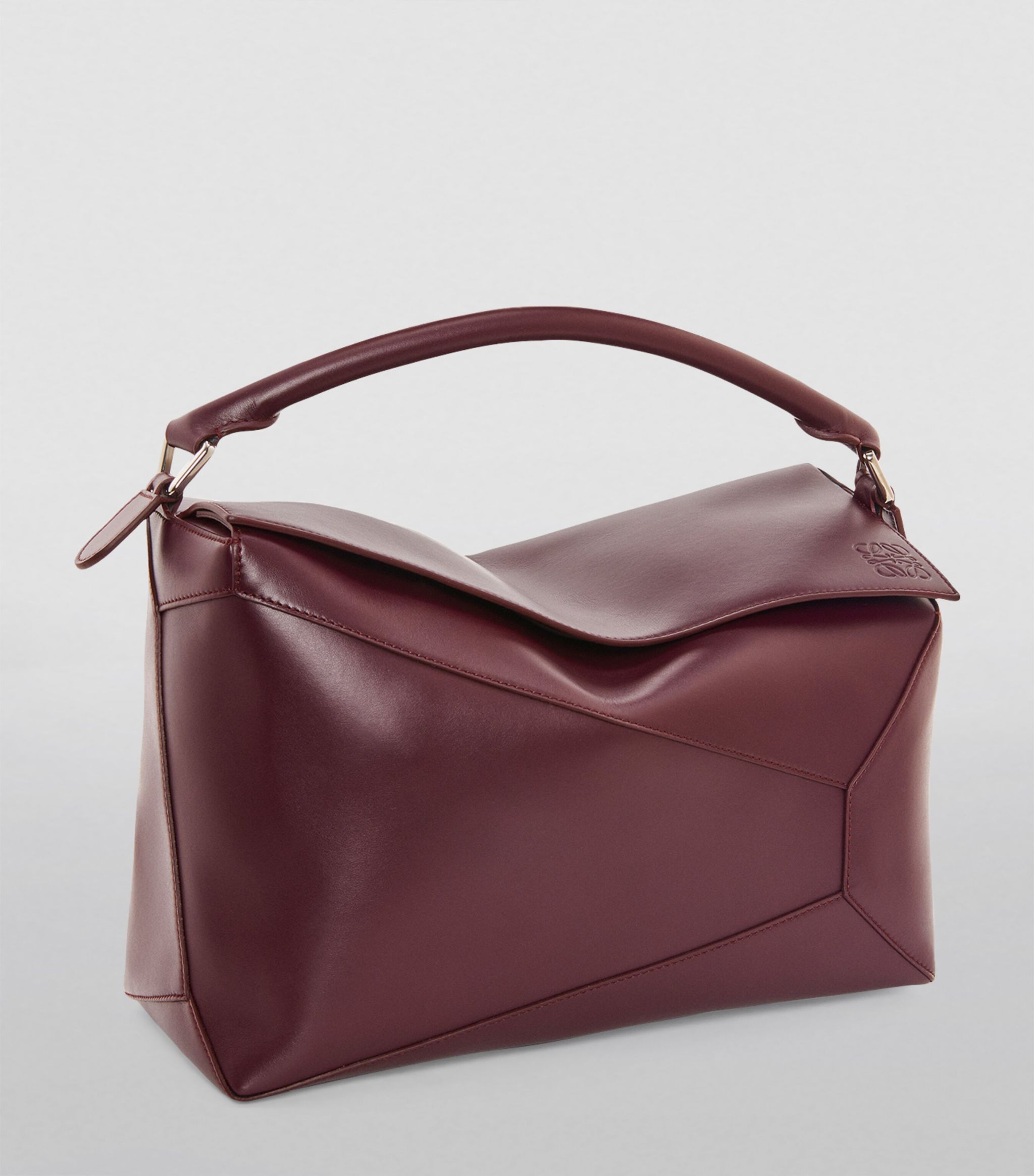 Leather Puzzle Top-Handle Bag | Harrods