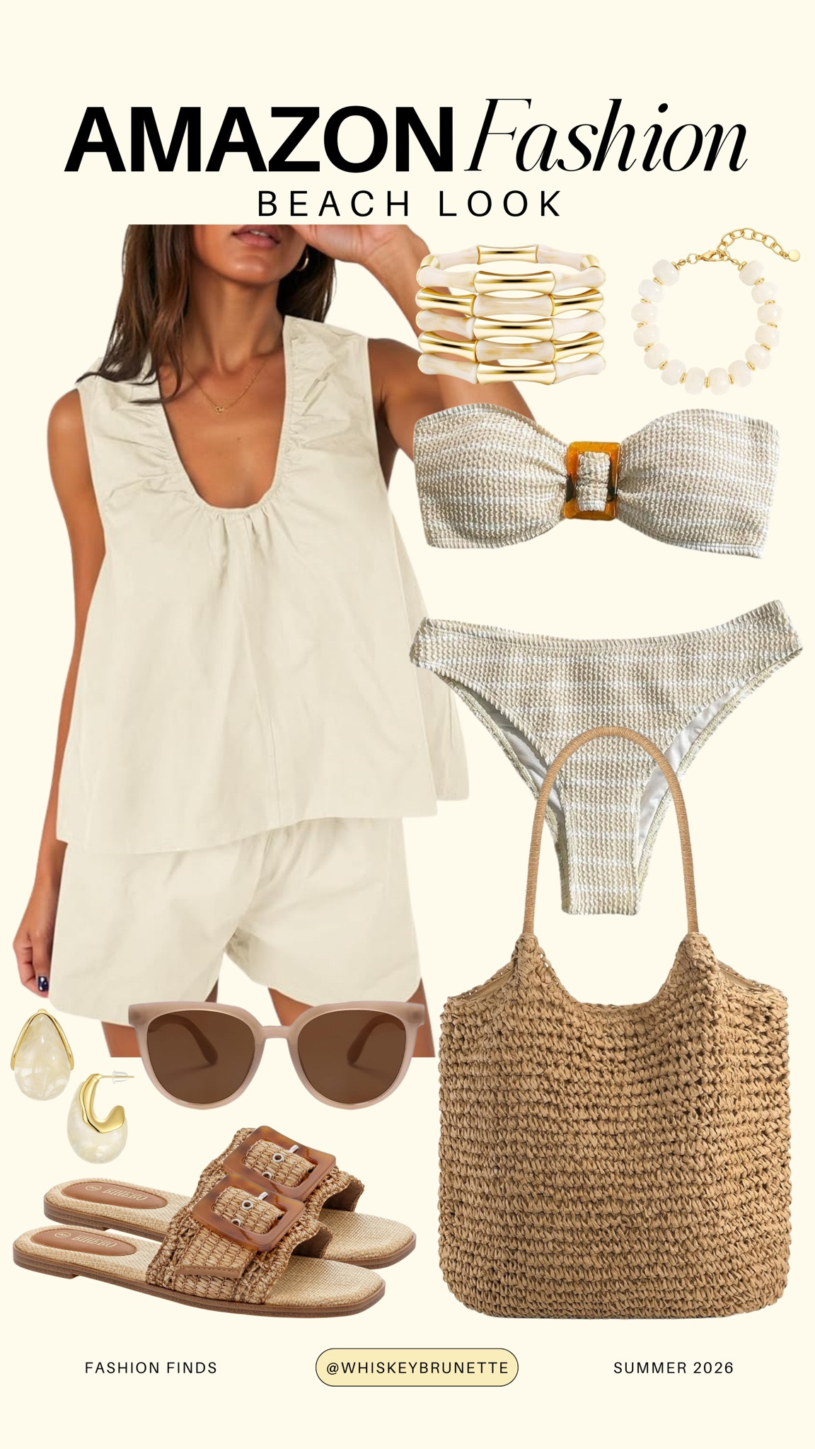 Amazon beach day outfit idea

beach day outfit inspo
bikini and oversized button down
linen set beach look
crochet cover up vibe
denim shorts and bikini top
flowy maxi beach dress
straw hat and sunnies
matching set coastal outfit
easy throw on beach look

#LTKSwim #LTKSeasonal #LTKSaleAlert