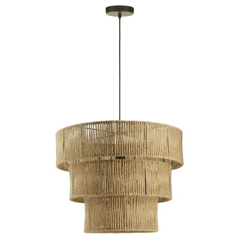 Liliane Single Light Jute Pendant | Wayfair North America