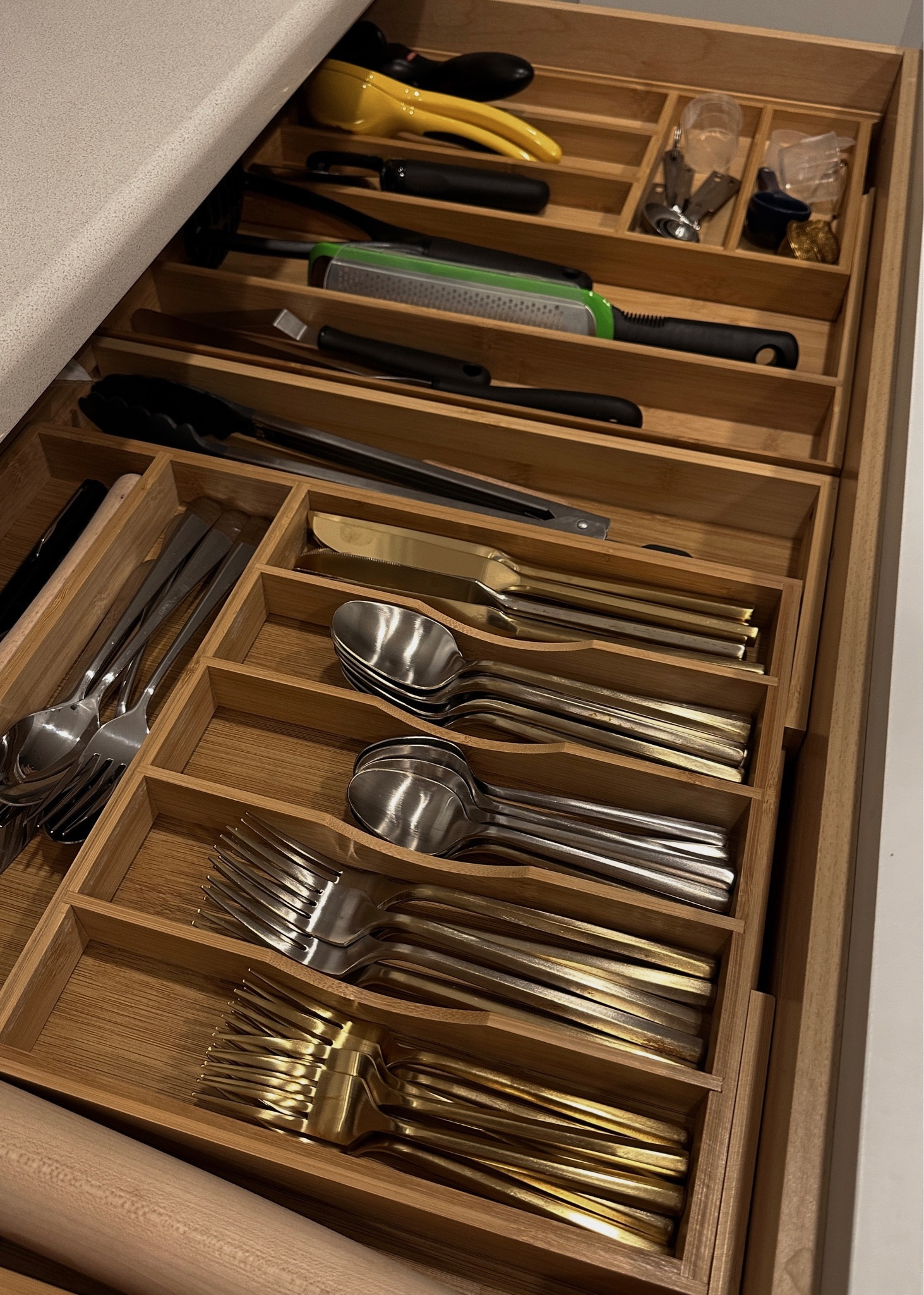 We swapped out shiny flatware for a brushed look and I LOVE the patina they’ve developed from us using them. We’re slowly making our house a home. 🏡 🥰

#LTKfindsunder100 #LTKfindsunder50 #LTKhome