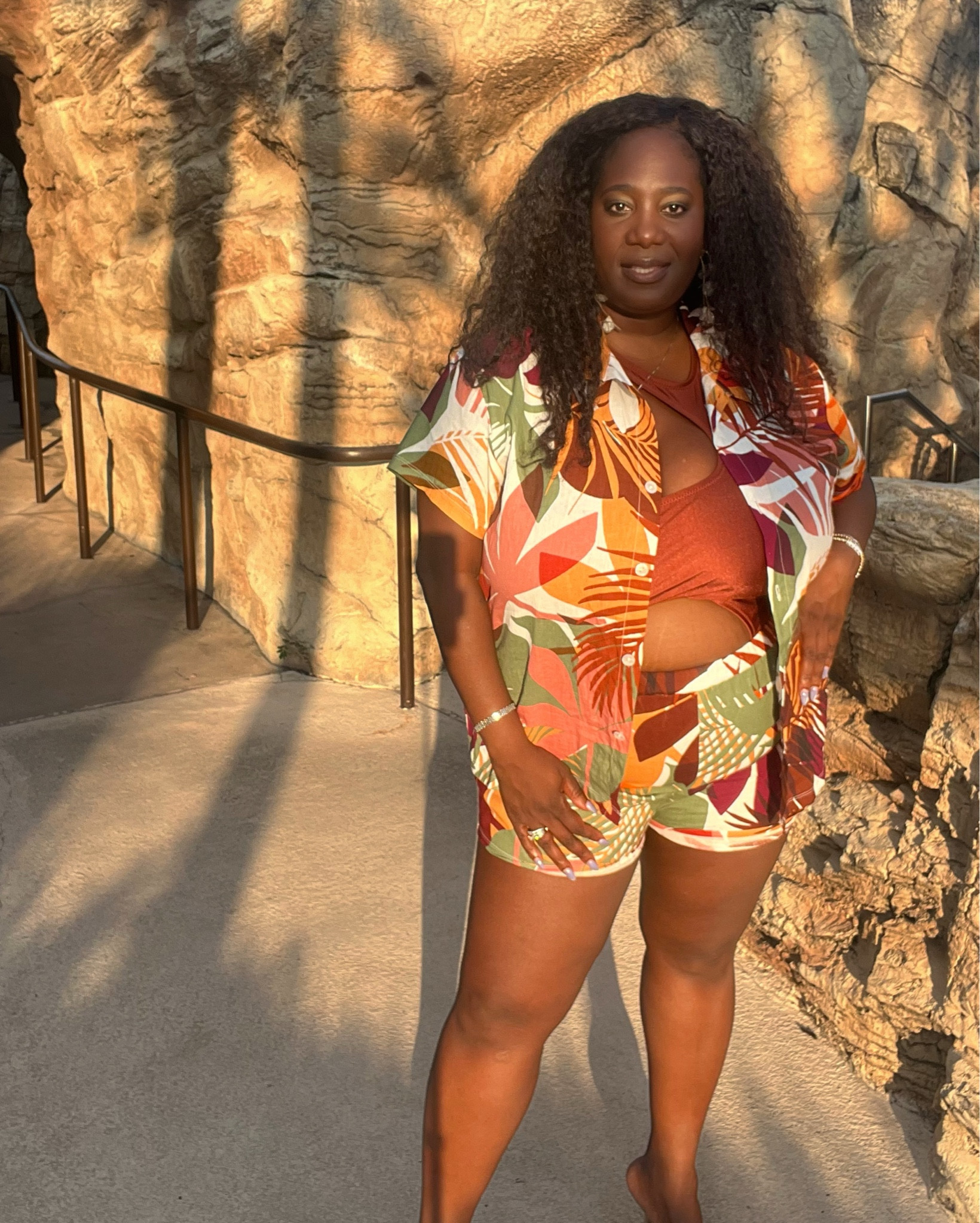 In my Florida element. Give me palms 🌴Give me sunset 🌅 Give this coastal 🌊 Give me a lil Vitamin C x Target perfect set ✨

#LTKSummerEdit #LTKPlusSize #LTKStyleTip